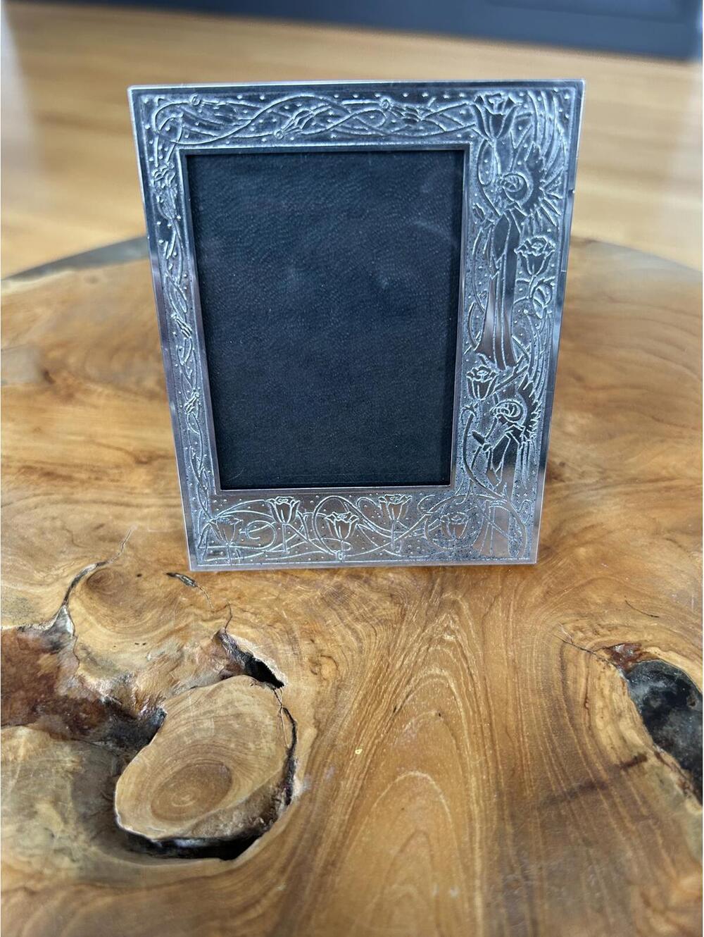 Silver Tone small Picture Frame marked MMA